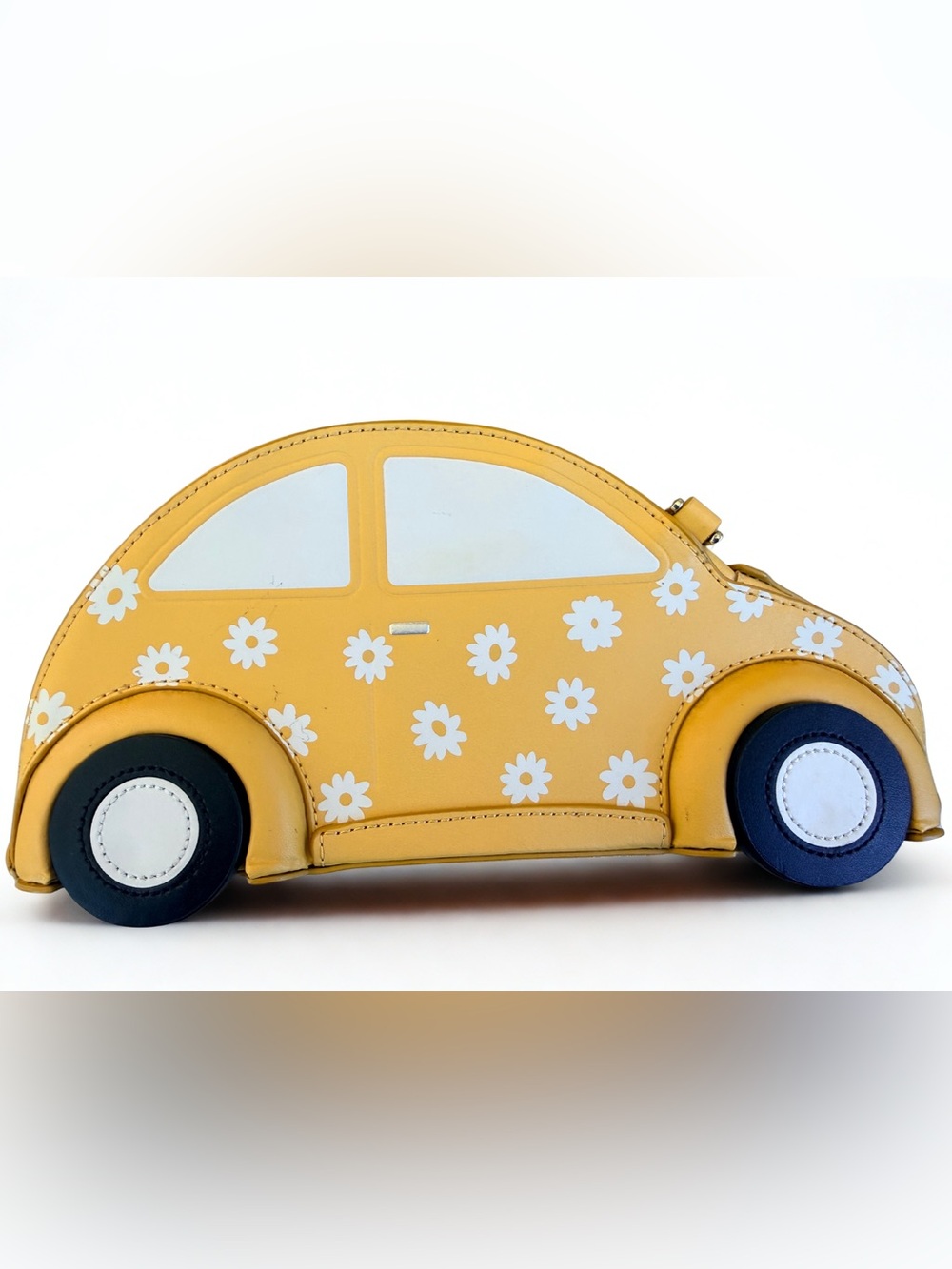 SOLD! NWT Kate Spade Beep Beep Car K6051 Crossbody Bag Yellow RARE w Dust Bag - Picture 6 of 12
